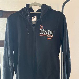 Orangetheory Black Women's Coaching Hoodie Sweatshirt Zipup Size Small